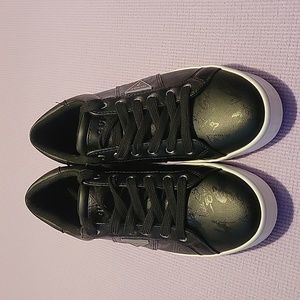 Guess black leather shoes for Women